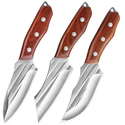 Obrázek produktu pro Sada kuchyňských nožů IČ-27629 - Hnědá, Kvalita a Styl KP27629