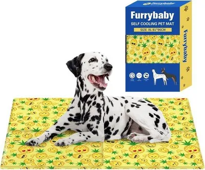 Image de Tapis rafraîchissant pour chiens et animaux de compagnie - Coussin rafraîchissant pour chiens 80 x 96 cm - Idéal pour l'intérieur et l'extérieur