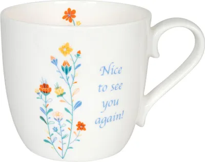 Obrázek produktu pro Könitz Becher Nice to see you again!, Kaffeebecher, Tasse, Kaffeetasse, Bone China, 425 ml, 11 2 057 2587