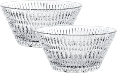 Obrázok produktu pre Nachtmann Ethno Schalen Set, Priehľadná, Sklo, Ďalší, 0,755 L, 16,5 cm, 93 mm