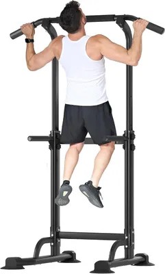 Produktbild von Kraftstation – Fitnessgerät – Ganzkörpertraining – Höhenverstellbar – 169–210 cm – Schwarz