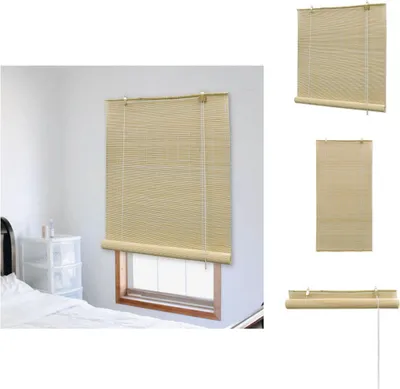 Image de vidaXL store en bambou 80x220 cm naturel - Stores et stores à enroulement