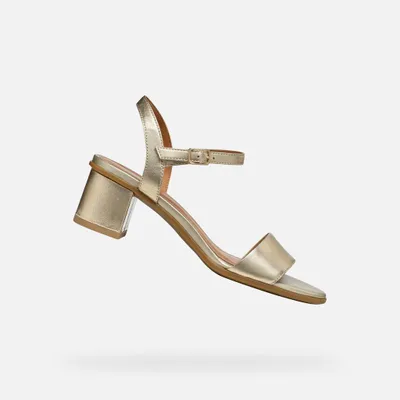 Produktbild von Geox Damen-Goldsandalen Aurely 50 37,5