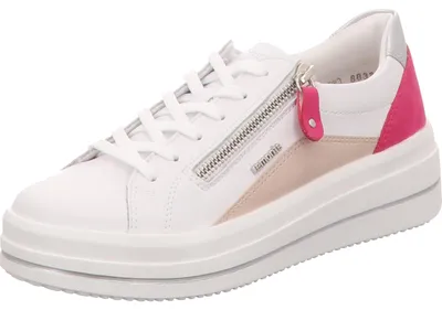 Produktbild von Remonte Sporthalbschuhe Formsohle modisch in weiss/weiss kombi, Gr. 40