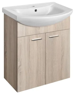 Immagine prodotto di Base ZOJA 61,5x74x32,5 cm, rovere platino, 2x ante