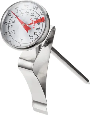 Zdjęcie produktu dla Termometr do mleka Judge Kitchen, stal nierdzewna, 13,5 cm, -10°C do 100°C, srebrny