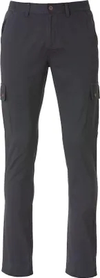 Produktbild von Cargohose für Damen und Herren, aus Twill, mit geradem Bein und Beintaschen mit Knopfverschluss