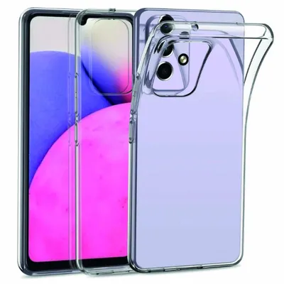 Produktbild von Smartphonica Handytasche geeignet für Samsung Galaxy A52 Transparentes Silikon - Transluzente klare Fall zurück Abdeckung