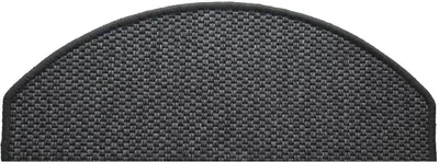 Produktbild von Primaflor Stufenmatte NATURA - Anthrazit - 28x65cm - 5er Set - Selbstklebender Treppen-Teppich, Rutschfeste Treppenstufenmatte, Antirutsch Treppenschoner & Treppenschutz