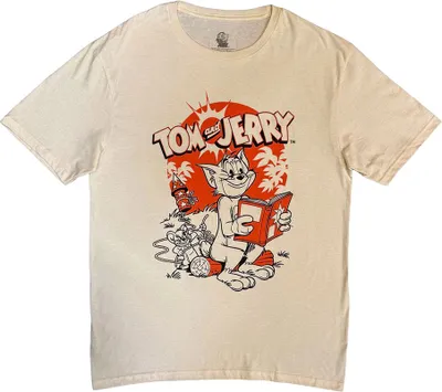 Produktbild von Tom & Jerry - T-Shirt für Herren/Damen Uni RO15396 (M) (Natürlich)