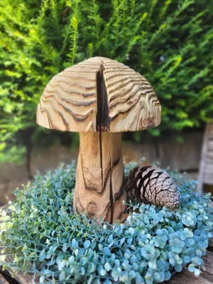 Produktbild von Holzpilz Holzpilz - h = 34 cm