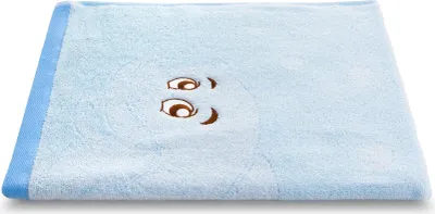 Produktbild von grace grand spa Handtuch mit niedlichem Tiermotiv Hellblau One Size