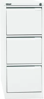 Produktbild von Bisley Hängeregistratur Schrank - 3 Schübe - Farbe: Verkehrsweiß