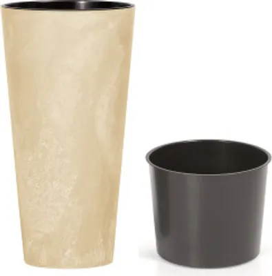 Produktbild von Blumentopf SLIM EFFECT Tube mit Sandeinlage 20 x 38 cm