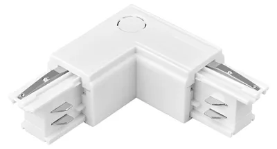 Produktbild von Braytron L-Verbinder (Ecke) für 3-Phasen Stromschiene Weiß