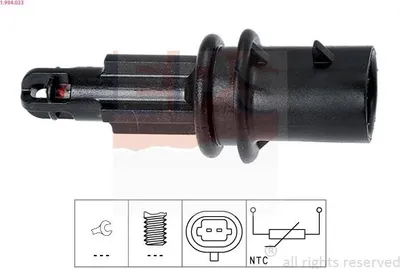 Produktbild von EPS Ansauglufttemperatursensor 1.994.033 für OPEL Corsa D Schrägheck (S07)