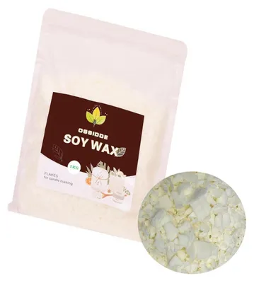 Produktbild von Sojawachs für Kerzen 1kg | 100% Natürliches Kerzenwachs zum Gießen & Selber Machen