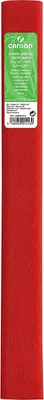 Produktbild von CANSON Krepppapier Rolle 32 g/qm Farbe: feldmohnrot (6) 0,5 x 2,5 m
