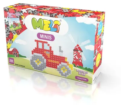 Produktbild von Meli Minis Traktor – Kreatives Baustein-Set für kleine Landwirte (250 Teile)