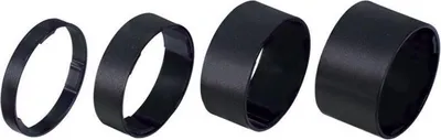 Image de BBB BHP-36 LightSpace A-Head 1 1/8 - set, spacers, black mat