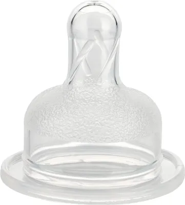 Obrázok produktu pre Baby Nova Cumlík na široké fľaše okrúhly antikolikový silikón pomalý 0-24m 2 ks