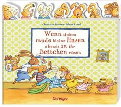 Produktbild von Wenn sieben müde kleine Hasen abends in ihr Bettchen rasen
