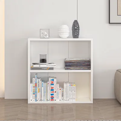 Produktbild von Skye Decor, Hochwertiges Bücherregal (3 Teile), Weiß, 60 x 60 x 20 | 100% Melamin