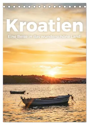Produktbild von Kroatien - Eine Reise in das wunderschöne Land. (Tischkalender 2027 DIN A5 hoch), CALVENDO Monatskalender