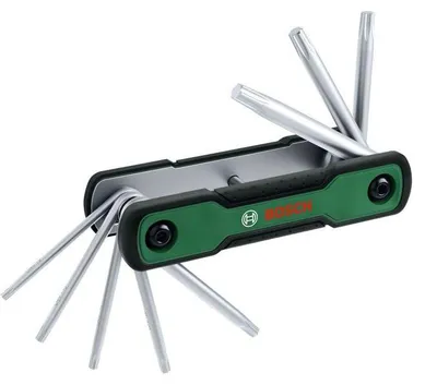 Immagine prodotto di Set di chiavi Torx pieghevoli 8 in 1 BOSCH