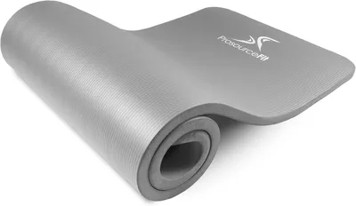 Imagen del producto de Esterilla de yoga extra gruesa, de 180 cm de largo, con superficie antideslizante y correa de transporte