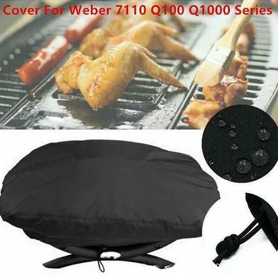 Image de Housse de protection pour barbecue portable des séries Q1000 et Q2000, housse de protection pour barbecue