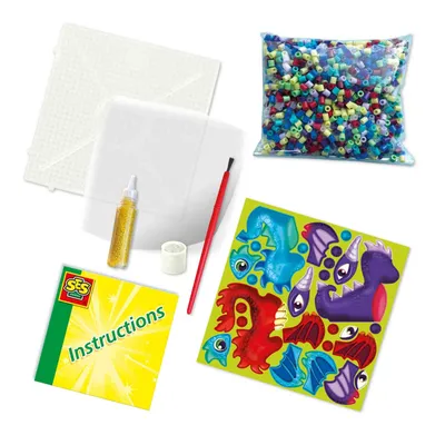 Produktbild von SES Creative Beedz Bügelperlen - Drachen, 1800 Stück(e), 5 Jahr(e), Junge/Mädchen, Kind, Mehrfarbig, Nicht für Kinder unter 36 Monaten geeignet