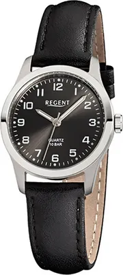 Obrázek produktu pro Dámské hodinky Regent Titanium F-900 Quartz Watch Strap Black D2URF900