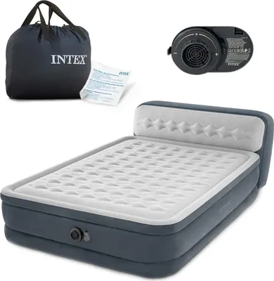 Immagine prodotto di Materasso gonfiabile 236x152x46 cm con pompa elettrica incorporata INTEX 64448