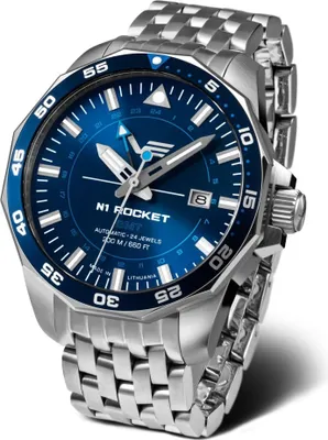 Productafbeelding van Herenuhren VOSTOK EUROPE NH34-225A712B, marineblauw, in een gelimiteerde oplage.