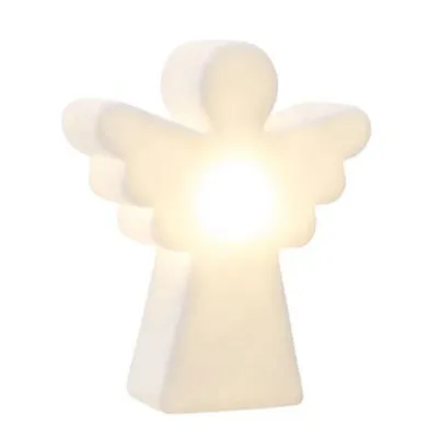 Produktbild von 8 seasons design Shining Angel, Leichte Dekorationsfigur, Weiß, LED, Akku, USB, Lithium-Ion (Li-Ion), 120 mm