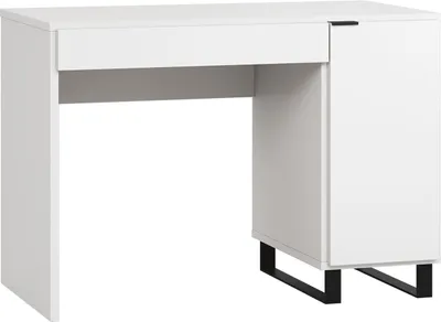 Produktbild von Schreibtisch Chiflero 26, Farbe: Weiß - Abmessungen: 78 x 110 x 57 cm (H x B x T)