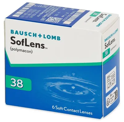 Zdjęcie produktu dla SofLens 38 6 szt. Moc: -1.75, (BC): 9.00, DIA: 14.00
