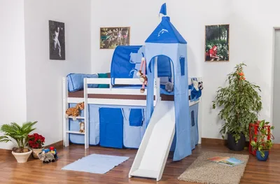 Produktbild von Kinderbett mit Rutsche