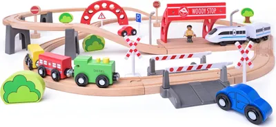 Obrázok produktu pre Vláčkodráha s elektrickou mašinkou a viaduktom