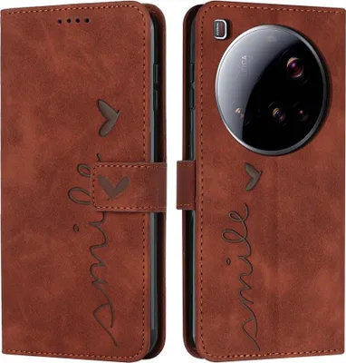 Produktbild von Xiaomi 15 Ultra Hülle - Coverup Smile Klapphülle - Braun