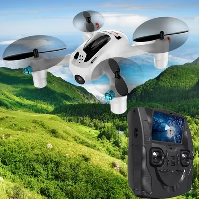 Image de Hubsan X4 FPV Plus H107D+ 2.4GHz + 5.8GHz 4CH Headless Altitude Mode RC Quadcopter with LED Light & 720P HD Camera (Blanc)