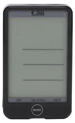 Produktbild von Fahrradcomputer mit Geschwindigkeitsmesser, wasserdichtem LCD-Display mit Hintergrundbeleuchtung, automatischer Aktivierung und intelligentem Sensor sowie Kilometerzähler