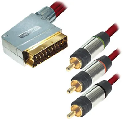 Produktbild von Equip Scartcable - 3xRCA 5,0m
