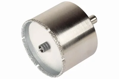 Obrázek produktu pro wolfcraft GmbH 5920000, Samostarný, Aku šroubovák, Kvalitní kamenina, Glazovaná dlaždička, Žula, Taška, Nerezová ocel, Válcovitá stopka, 4,5 cm