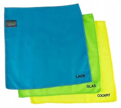 Image de DBautomotive Chiffons microfibre voiture 3 pièces