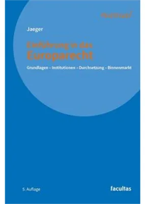 Obrázek produktu pro Einführung in das Europarecht