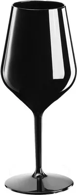 Produktbild von 36 Mehrweg Wein Cocktail Gläser Spritz schwarz Tritan 470ml Wiederverwendbar Kunststoff unzerbrechlich