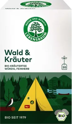 Zdjęcie produktu dla Herbata Wanderlust - Las i zioła 40g opakowanie 6 szt