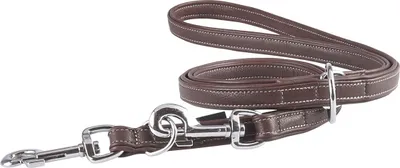 Produktbild von Knuffelwuff 14045-001, Hund, Standardleine, Braun, Band, Einfarbig, Leder